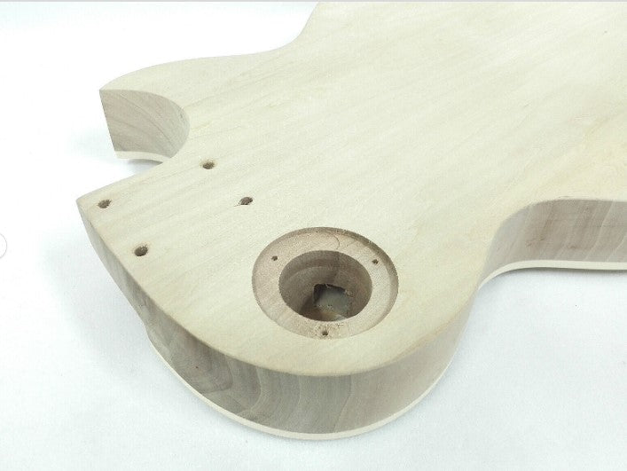 Left Handed Haze 239ADIYPBLH Left-Handed Semi-Hollow Electric Guitar DIY -E239PBDIYLHBBB2