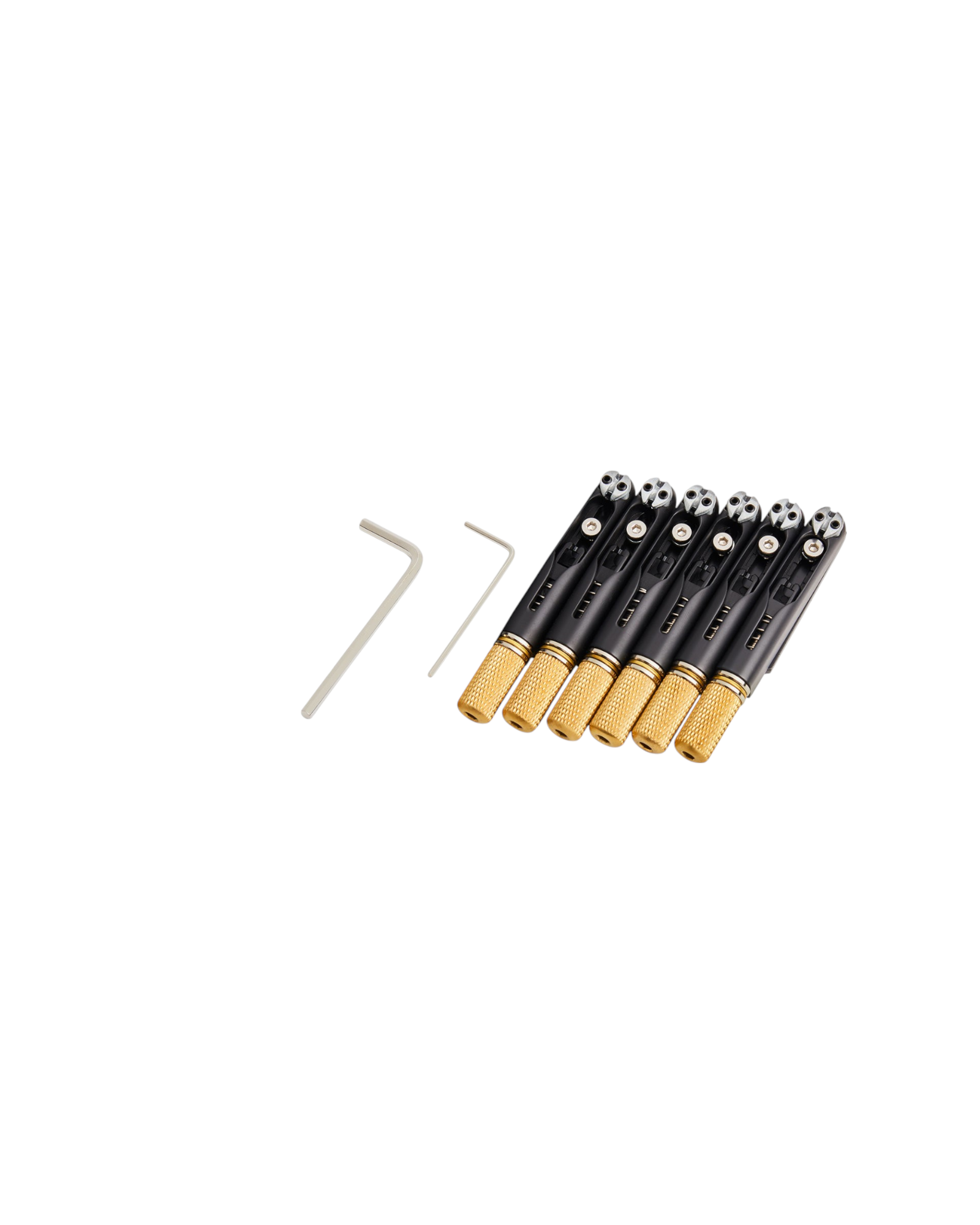 KOLOSS AVIATORII6FF Fixed Bridge for 6-String Headless Fan Fret Electric Guitars