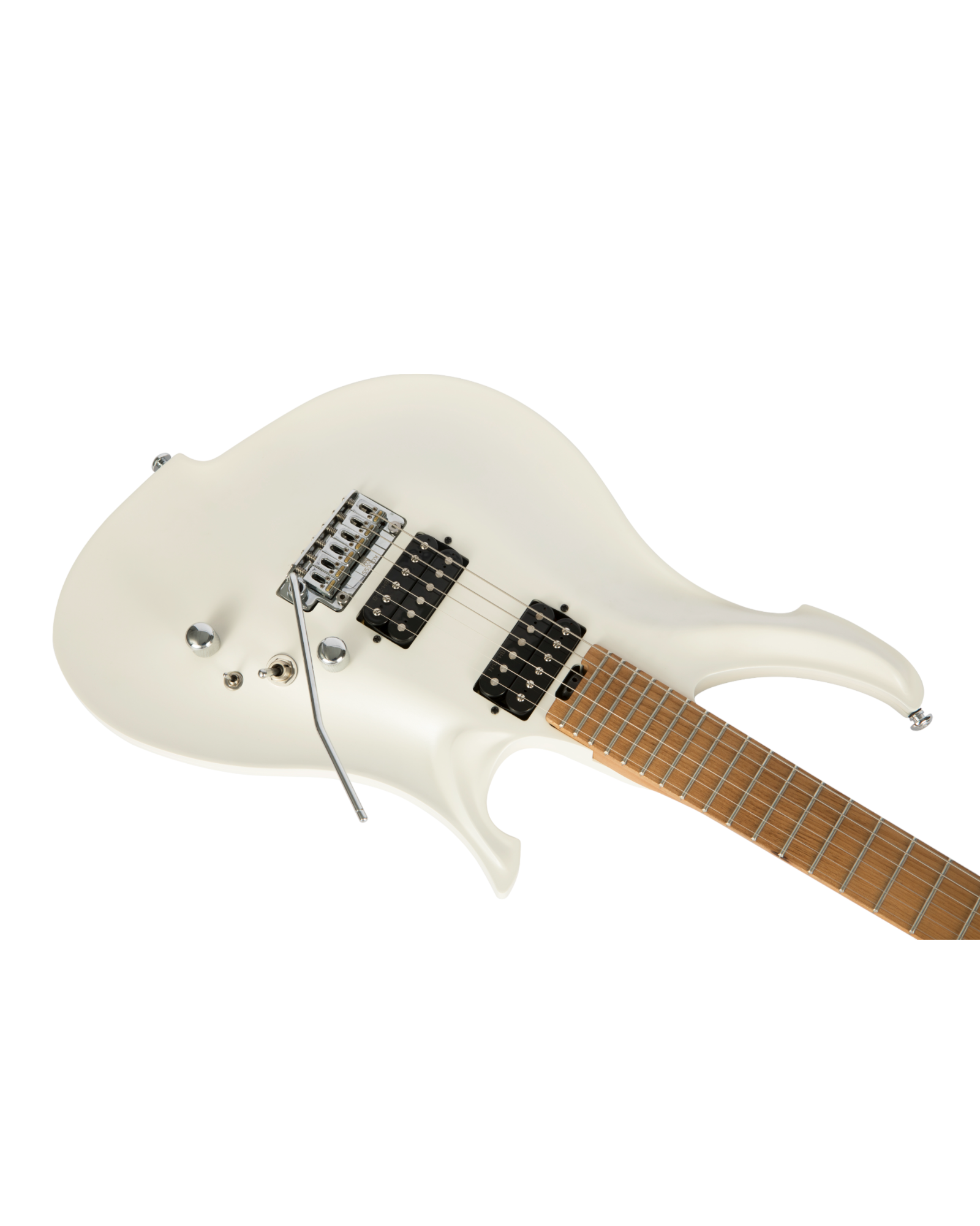 Koloss GT45P Electric Guitar with Chambered Aluminum Body - Black/White/Blue/Natural