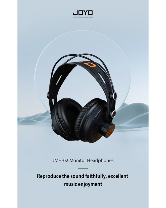 Joyo Comfort Monitor Headphones w/ Built-In Cable & Self-Adjusting Design - JMH02