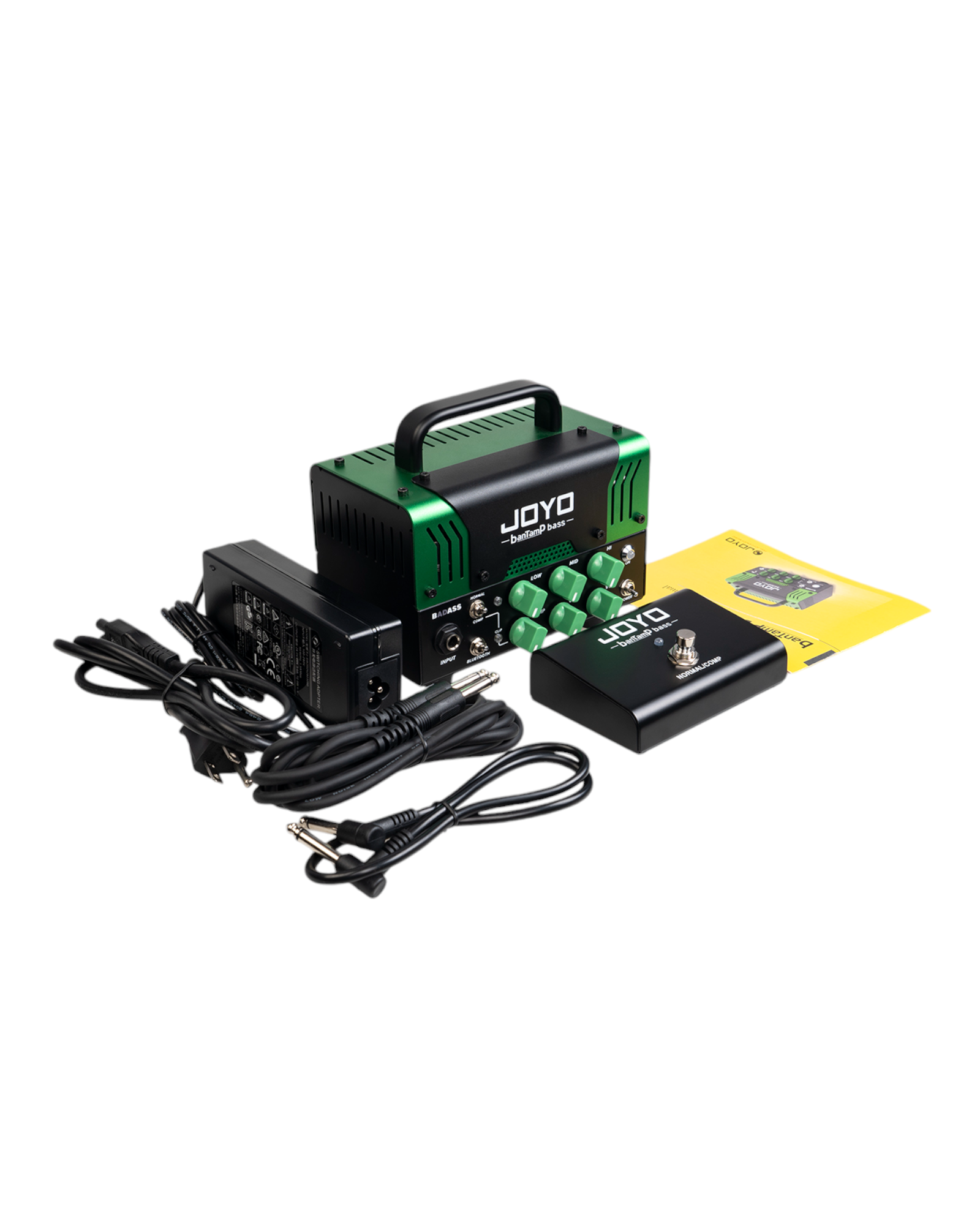 Joyo BadASS BanTamP Bass Hybrid Tube Amp Head w/ Included Footswitch & 3-Band EQ - BADASS