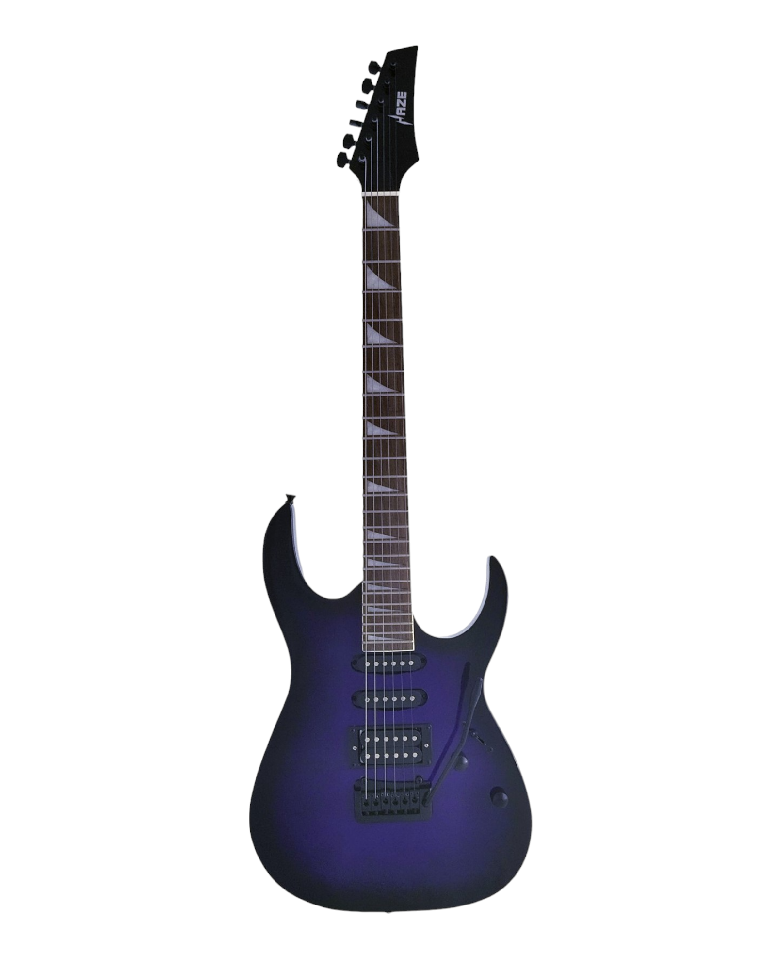 Haze 11HSJS Purpleburst Electric Guitar SSH with Whammy Bar