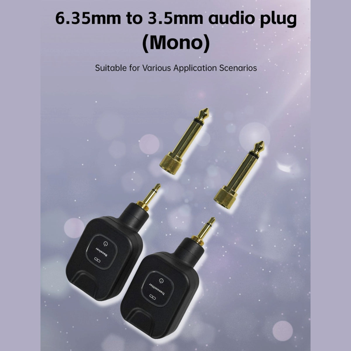 M-VAVE SWS11 Wireless 5.8GHz Low-Latency Audio Transmission System w/ Rechargable Power Case