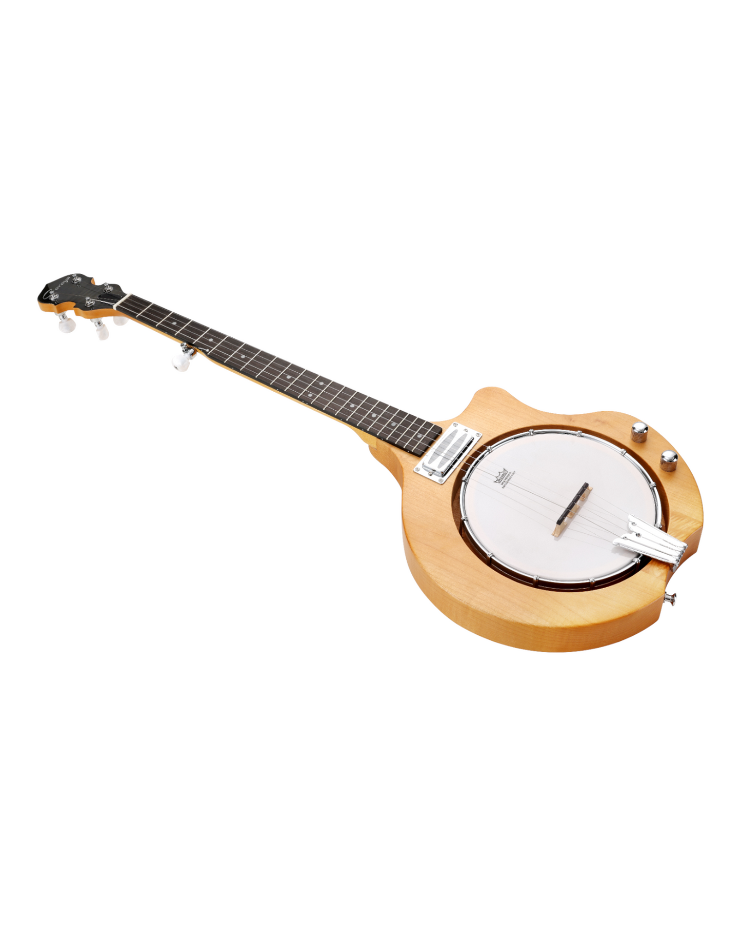 Caraya 5-String Electric-Acoustic Mountain Banjo w/ Built-In Humbucker Pickups & Double Coordinator Rods - BJ60