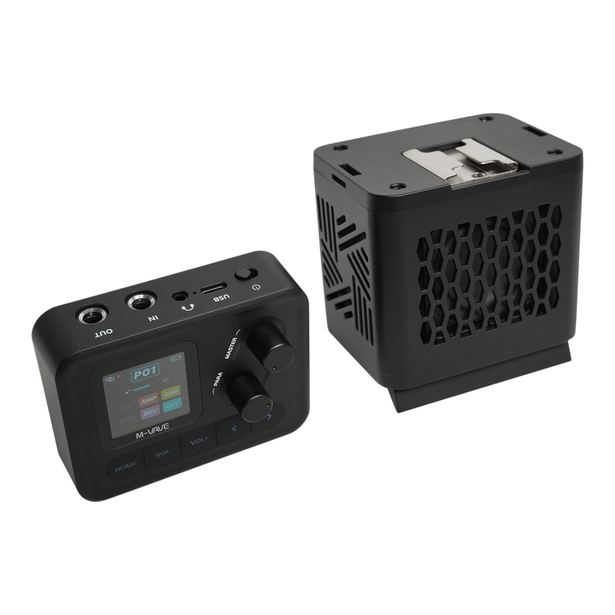 M-VAVE POCKETCOMBO Portable Rechargeable 10W Speaker & Guitar Effects System w/ ANN Tone Modelling & Bluetooth Playback