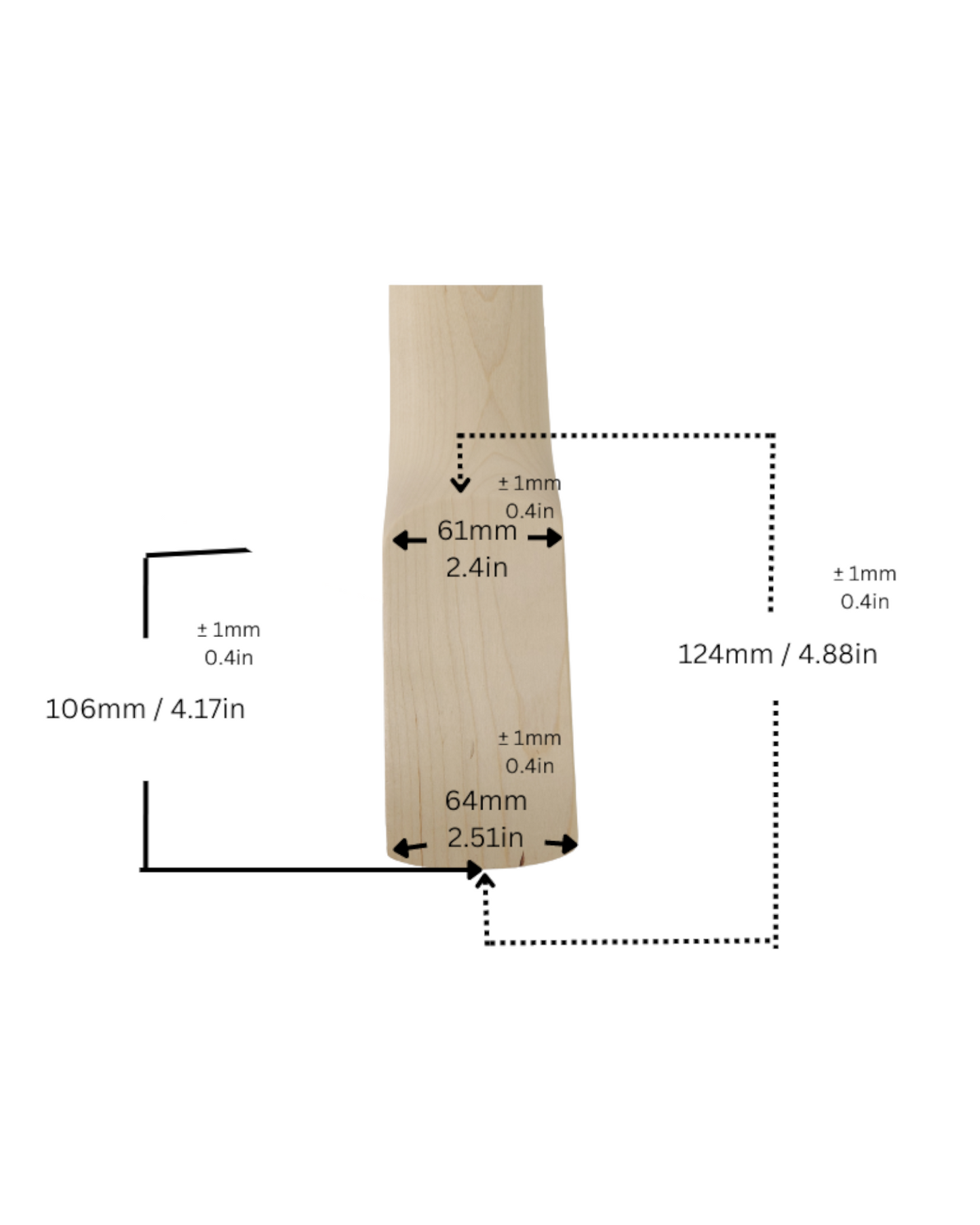 Haze HSPB1910GNS1W Electric Bass Guitar Neck