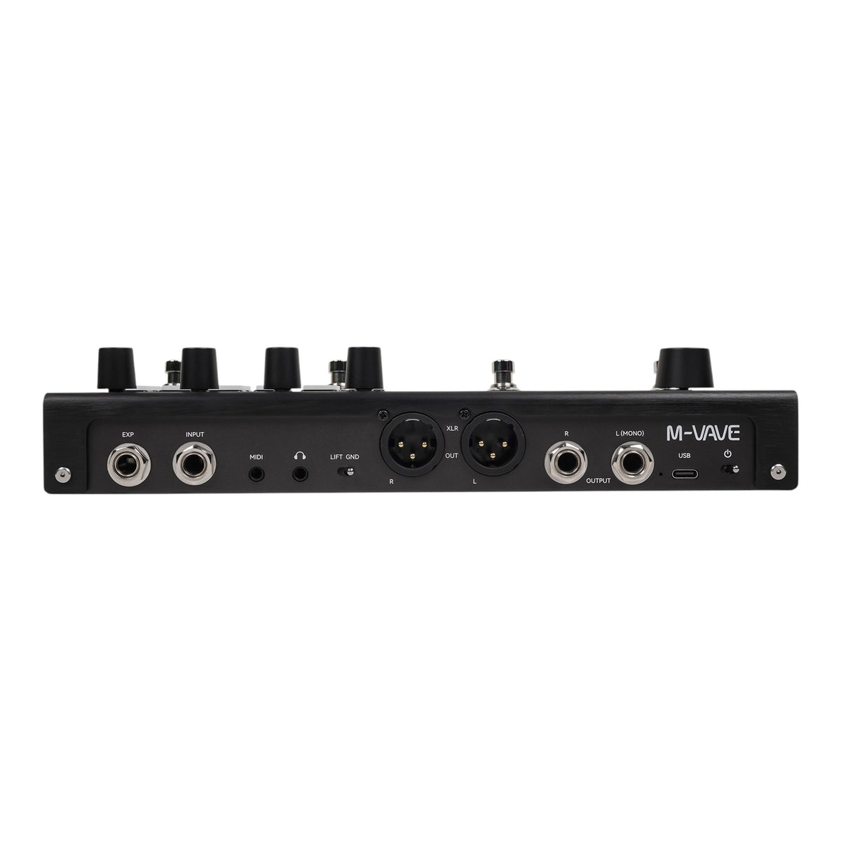 M-VAVE TANKPRO Professional Electric Guitar and Bass Multi-Effects Processor w/ Built-In Drum Machine & Looper
