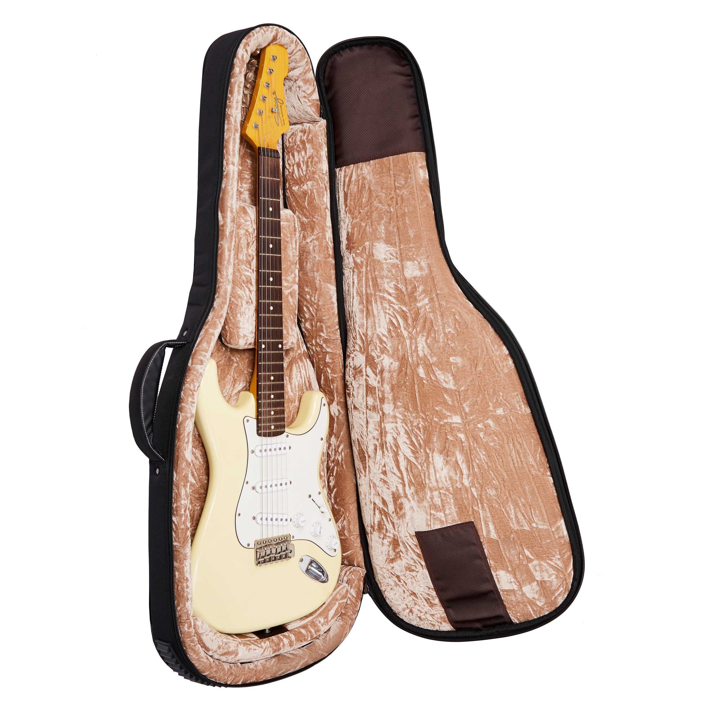 Music Area RB30 30mm Padded Weather-Proof Electric Guitar Gig Bag w/ Detachable Isothermic Bag - RB30EGBLK