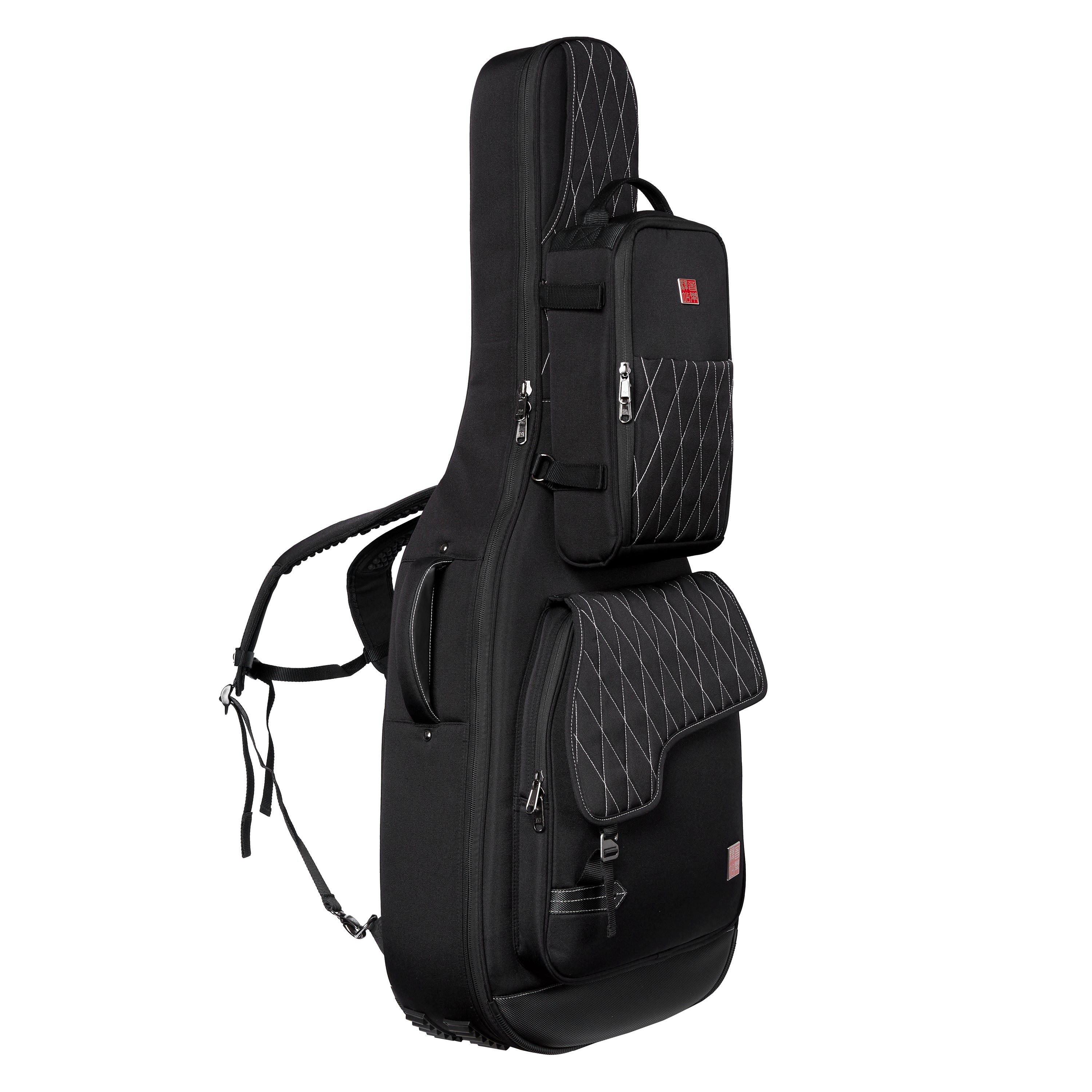 Music Area RB30 30mm Padded Weather-Proof Acoustic Guitar Gig Bag w/ Detachable Isothermic Bag - RB30DABLK