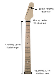 Haze HSST1910GN1WNECK Electric Guitar Neck
