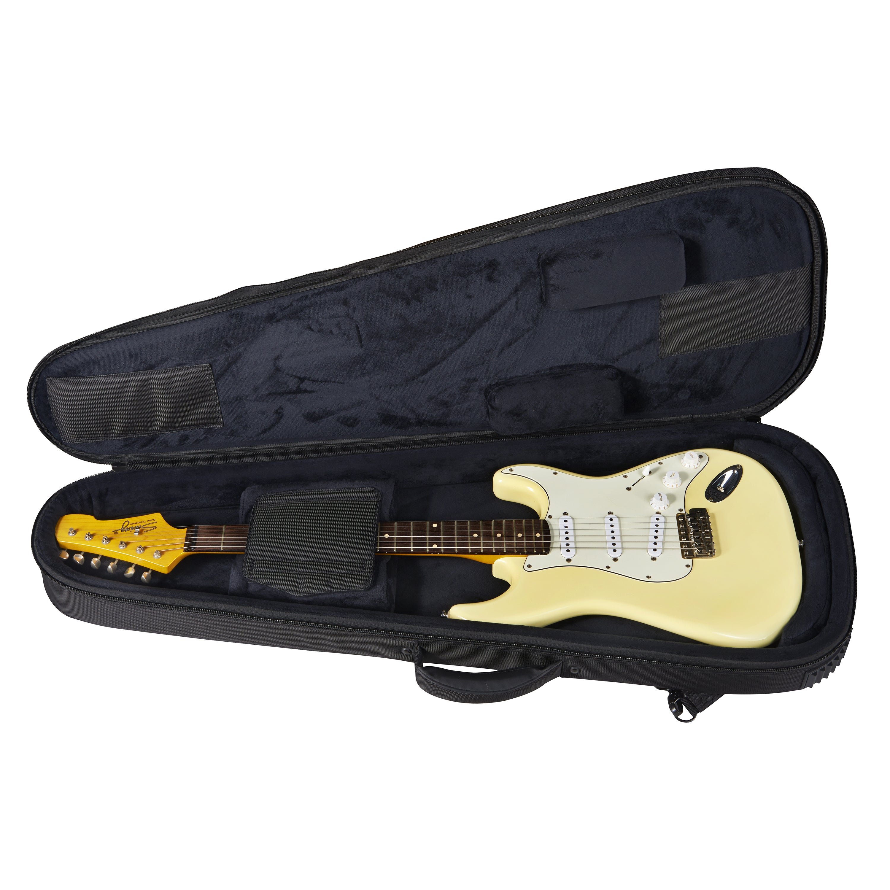 Music Area AA31 30mm Padded Weather-Proof Reinforced ABS Hard Shell Electric Guitar Case - AA31EGBLK
