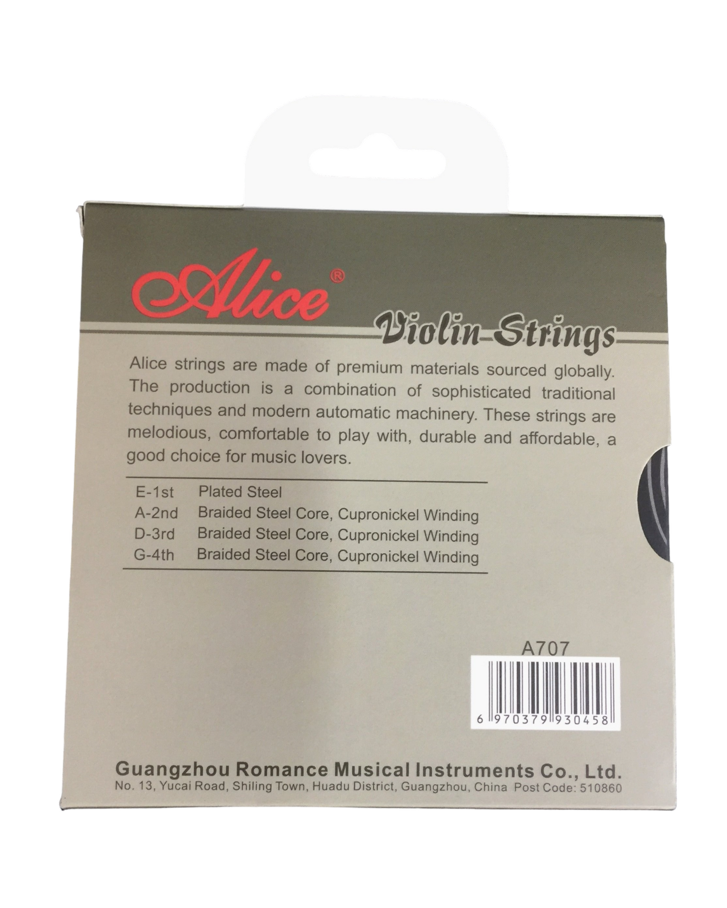 Alice A707 Standard Size Violin String Set