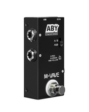 Electric Guitar Effect Pedal ABY Line Channel Pedal with Bonus Patch Cables - ABYP014015M - model ABY