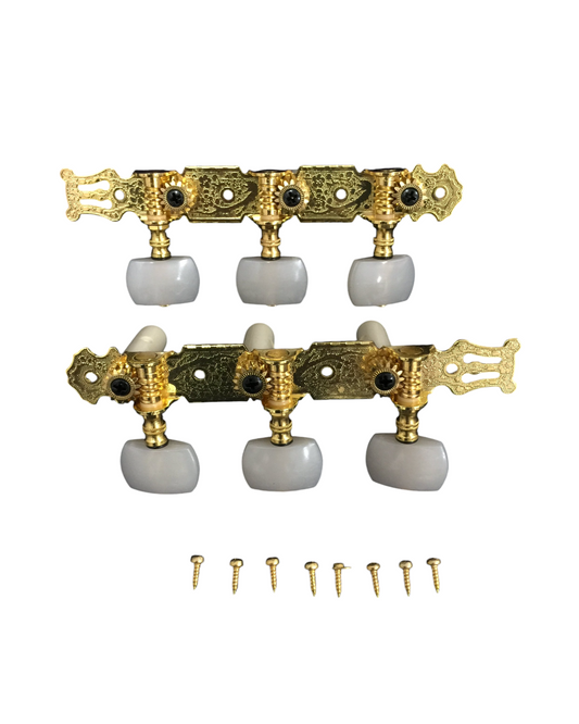 Alice AO020B1P Classical Guitar Tuning Pegs Machine Head - Gold