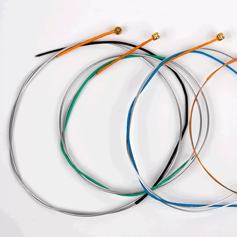 Alice A713 Violin Strings Set - Synthetic Nylon Core - Full Size 4/4