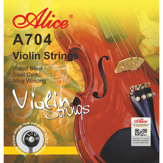 Alice A70412 1/2 Size Violin String Set