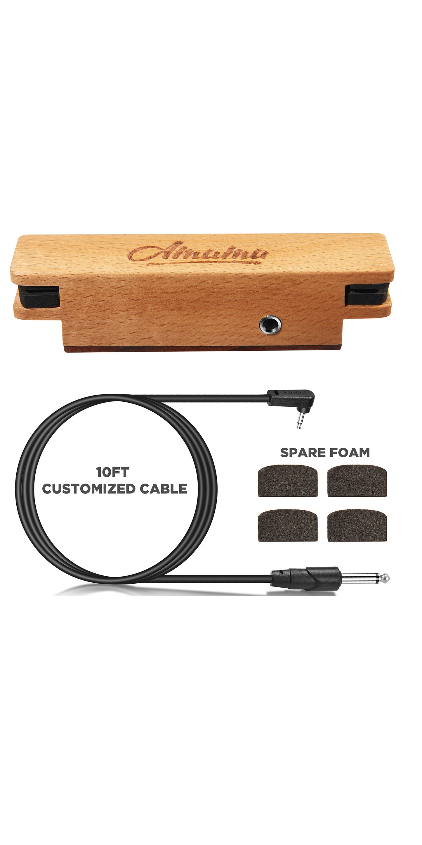 Amumu NEO Passive Neodymium Magnetic Soundhole Pickup for Acoustic Guitar - SP30