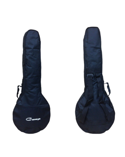 Brand New Caraya Soft Banjo Bag for 4-String Tenor Banjo w/Backpack Straps,Black