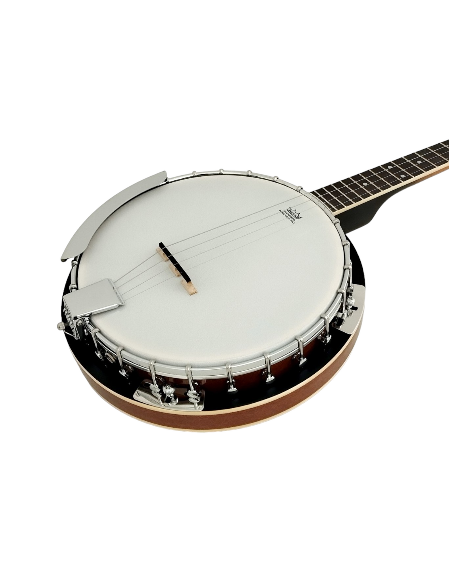 Caraya 4-String Mahogany Body Resonator Tenor Banjo 19 fret - Natural BJ004EQ1