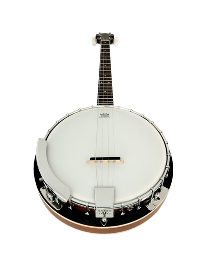 Caraya 4-String Mahogany Body Resonator Tenor Banjo 19 fret - Natural BJ004EQ1