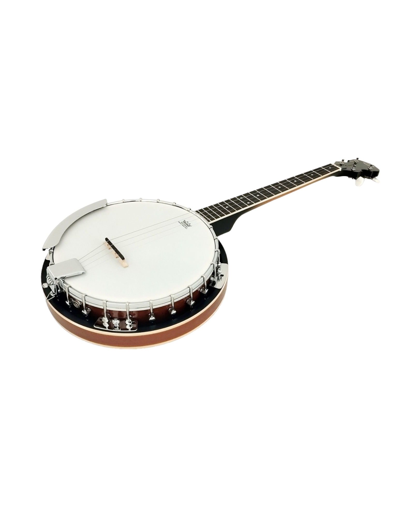 Caraya 4-String Mahogany Body Resonator Tenor Banjo with 19 fret - Natural BJ004EQ2