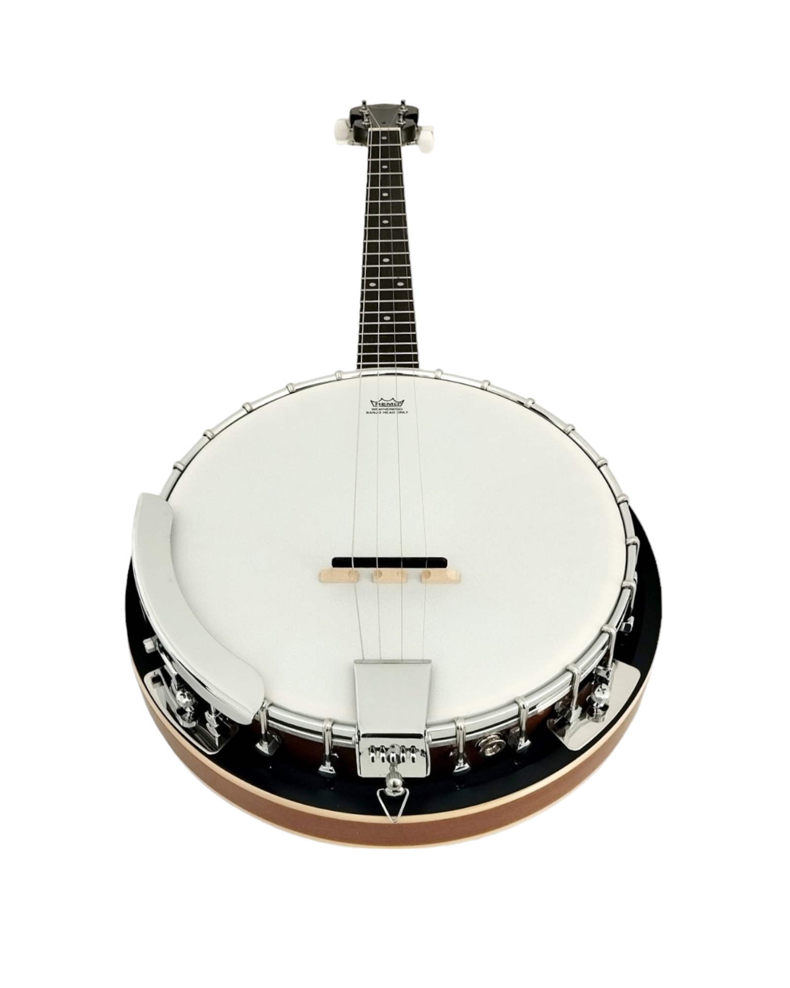 Caraya 4-String Mahogany Body Resonator Tenor Banjo with 19 fret - Natural BJ004EQ2