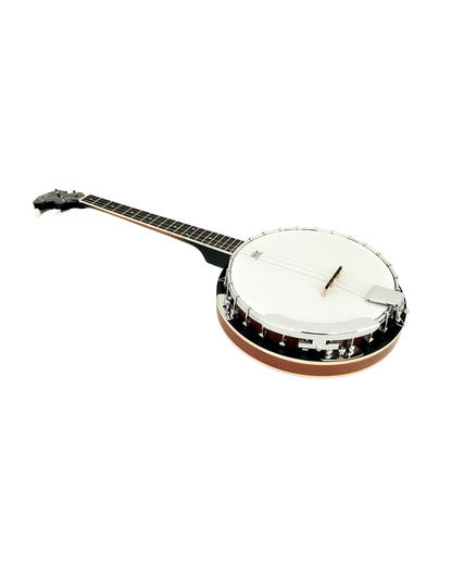 Caraya 4-String Mahogany Body Resonator Tenor Banjo - Natural BJ004EQ2