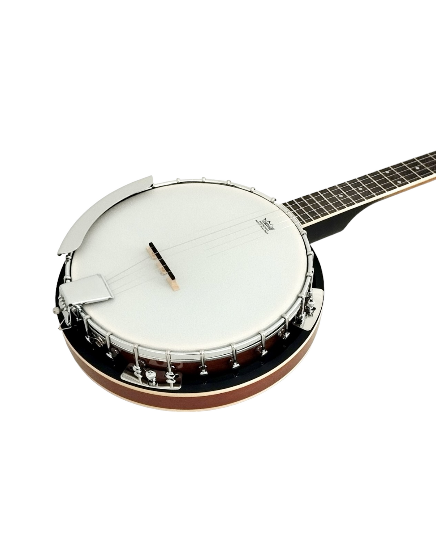 Caraya 5-String Mahogany Body Resonator Banjo with pickup - Natural BJ005EQ2