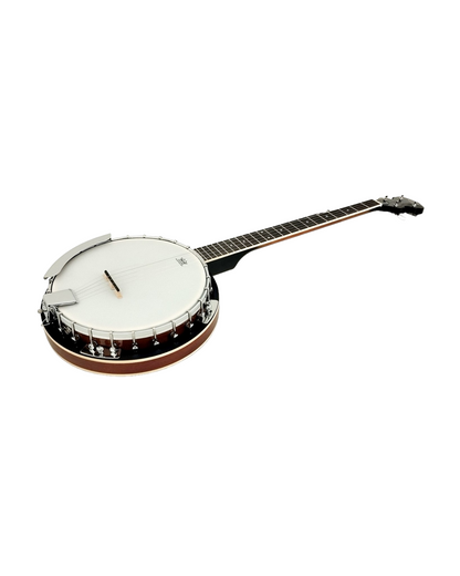 Caraya 5-String Mahogany Body Resonator Banjo with pickup - Natural BJ005EQ2