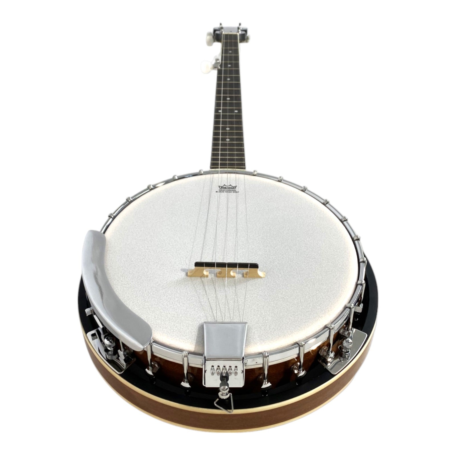 Caraya 5-String Mahogany Body Resonator Banjo - Natural BJ005