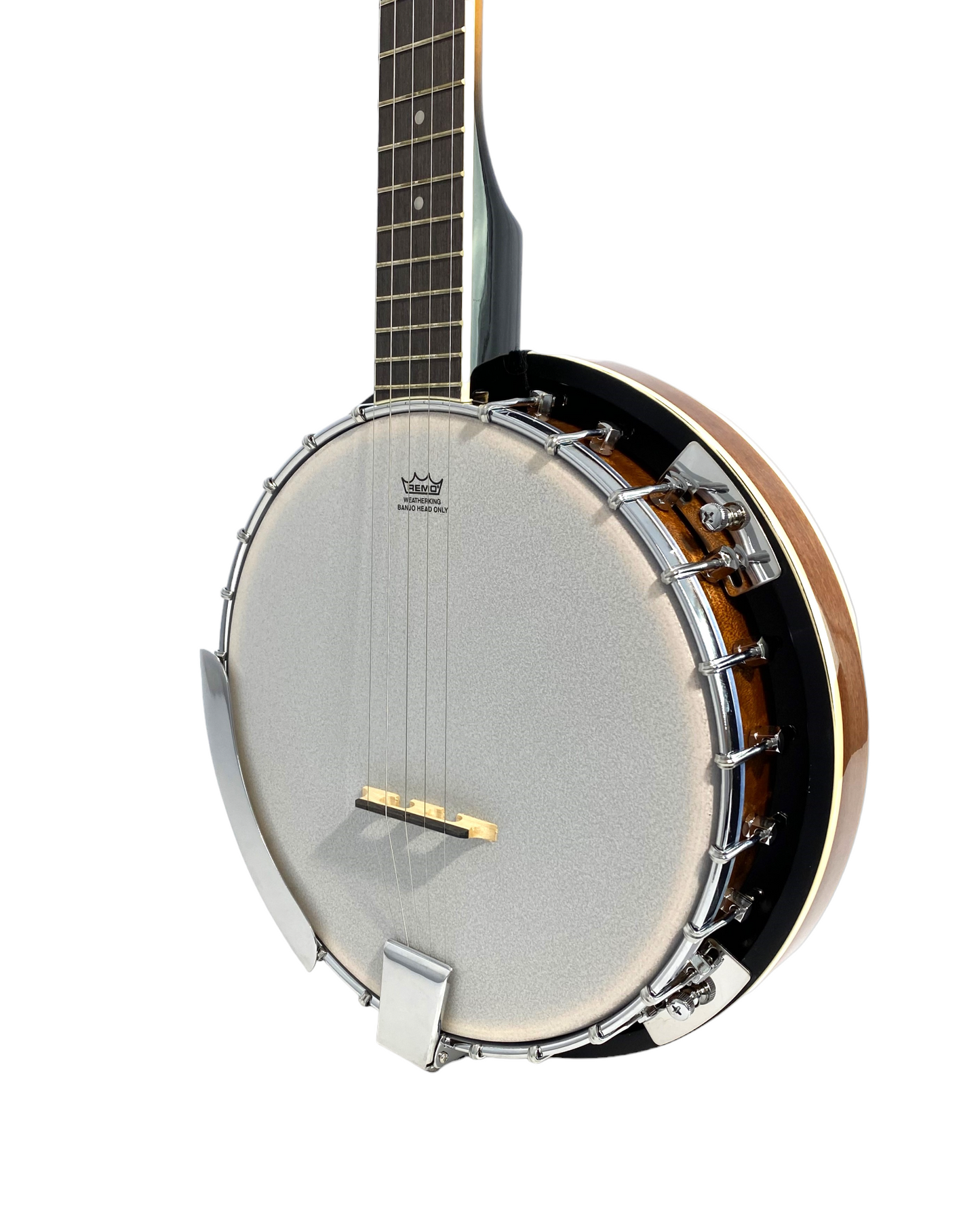 Caraya 5-String Mahogany Body Resonator Banjo - Natural BJ005