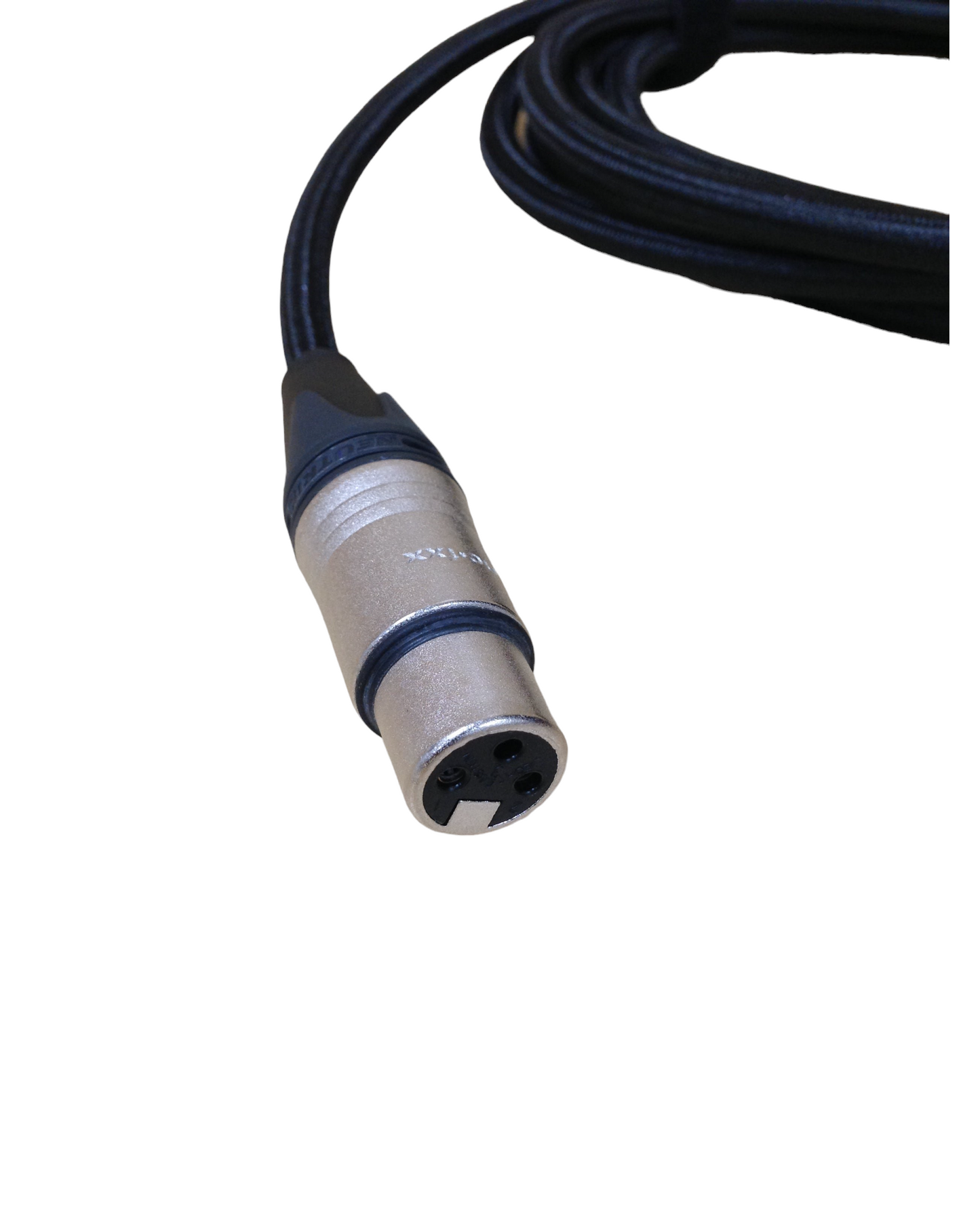 BoxKing OCC Microphone Cable/Lead,XLR-XLR,10FT(3M),3 Pin,All Silver Plated,Black