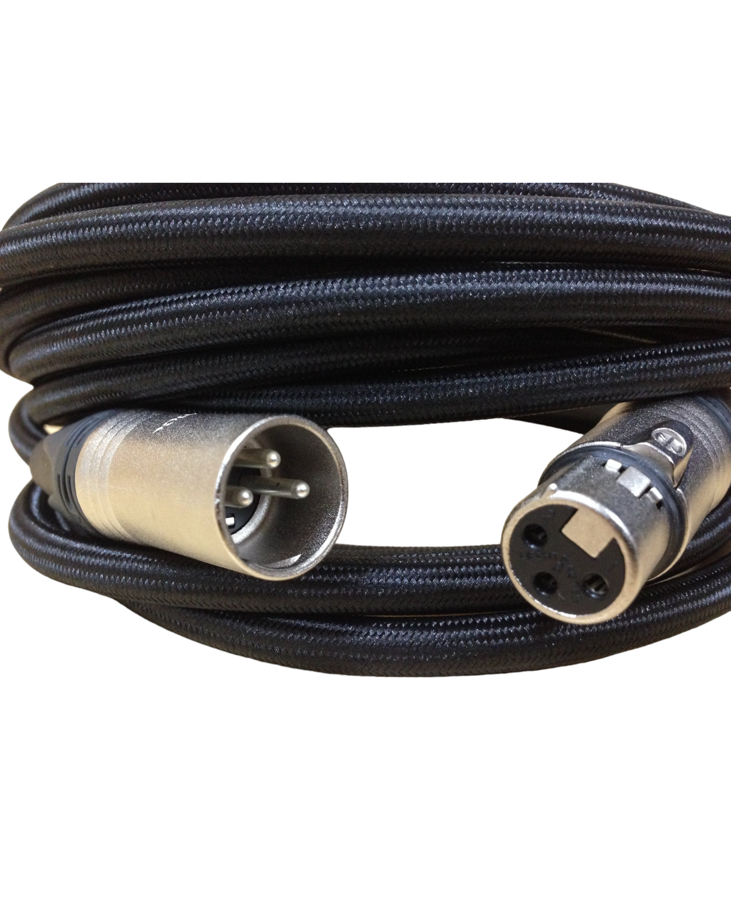 BoxKing OCC Microphone Cable/Lead,XLR-XLR,20FT(6M),3 Pin,All Silver Plated,Black