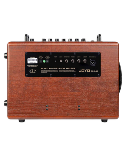 Joyo 80W Multifunctional Rechargeable Outdoor Guitar & Vocals Amp w/ Built-In Digital Effects and Included Footswitch - BSK80