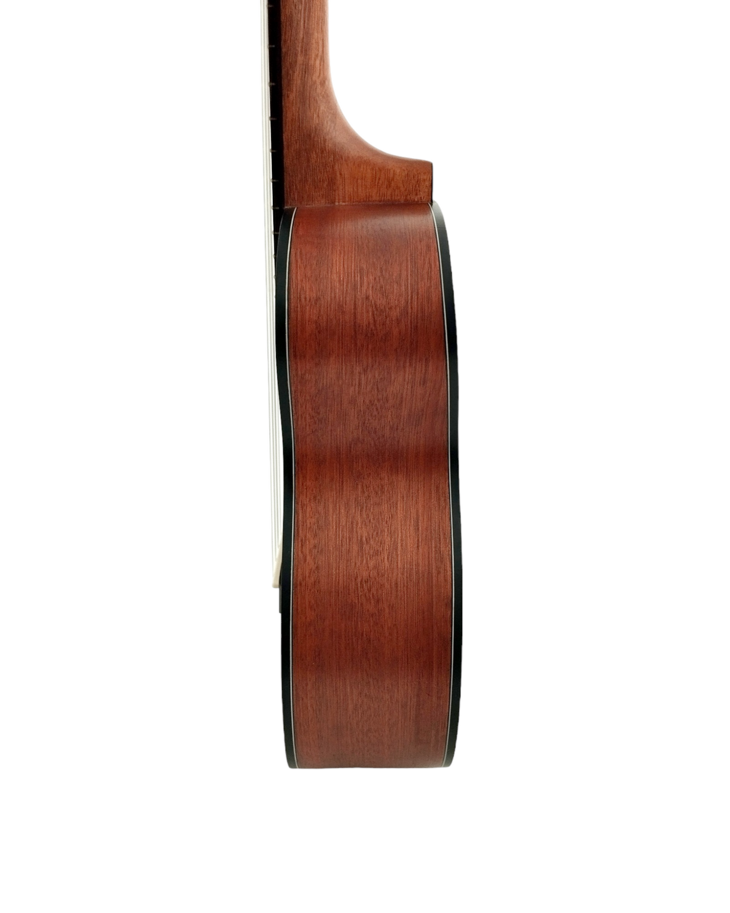 Leaf Series C100 All-Mahogany Concert Ukulele, Satin + 10mm Padded Gig Bag (Orange)