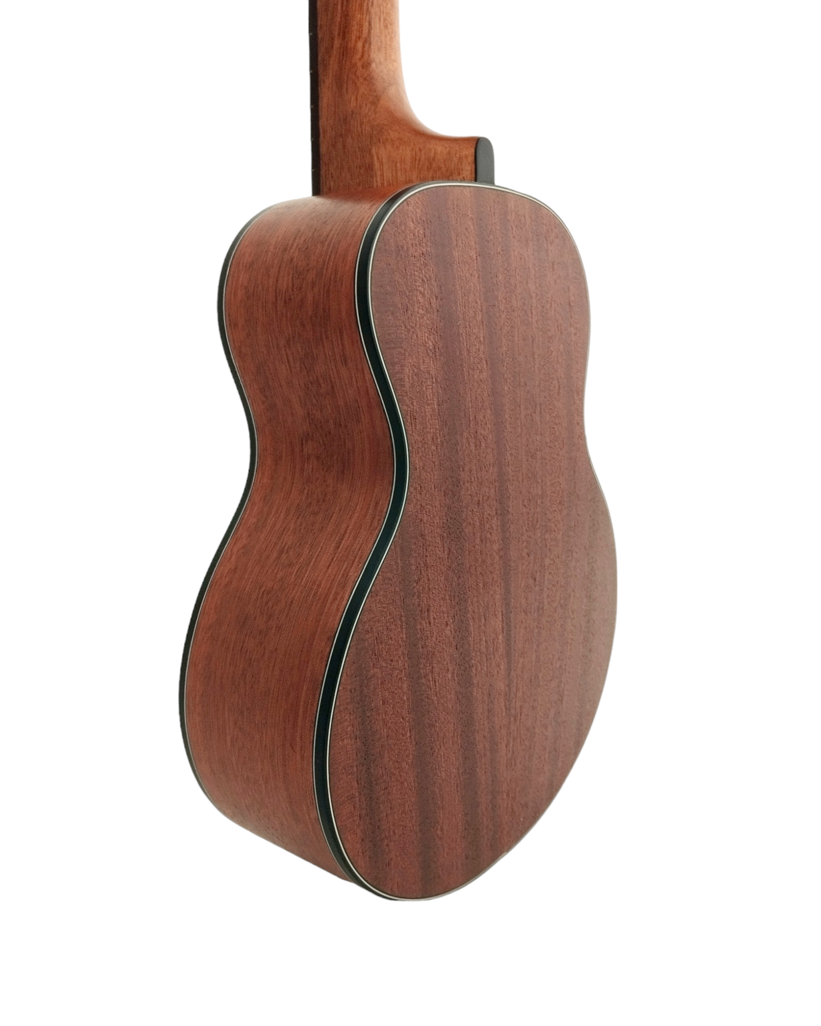 Leaf Series C100 All-Mahogany Concert Ukulele, Satin + 10mm Padded Gig Bag (Pink, Orange, Green)