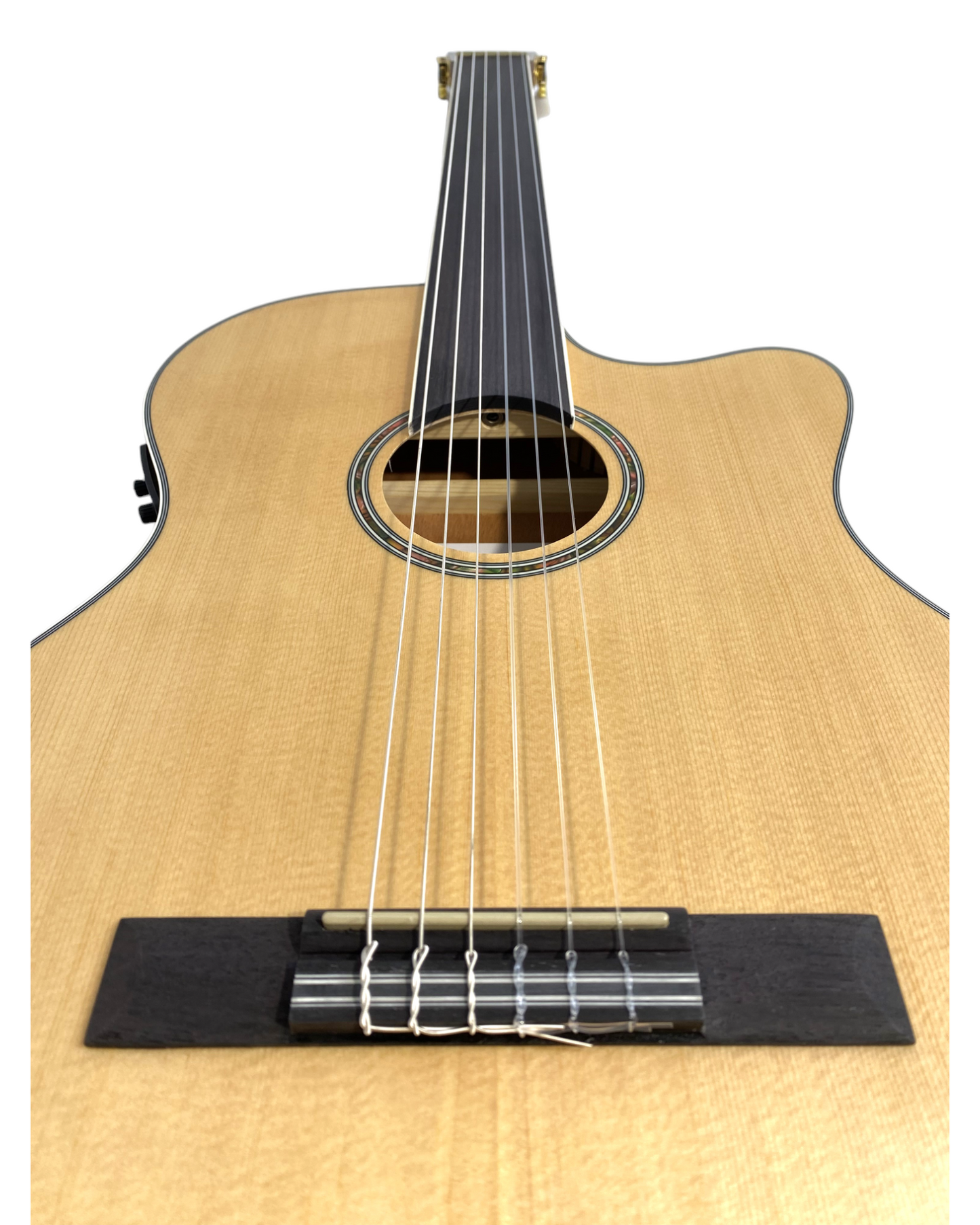 Haze Solid Top Fretless Arched Back Classical Guitar - Matte C551BCEQSMFL