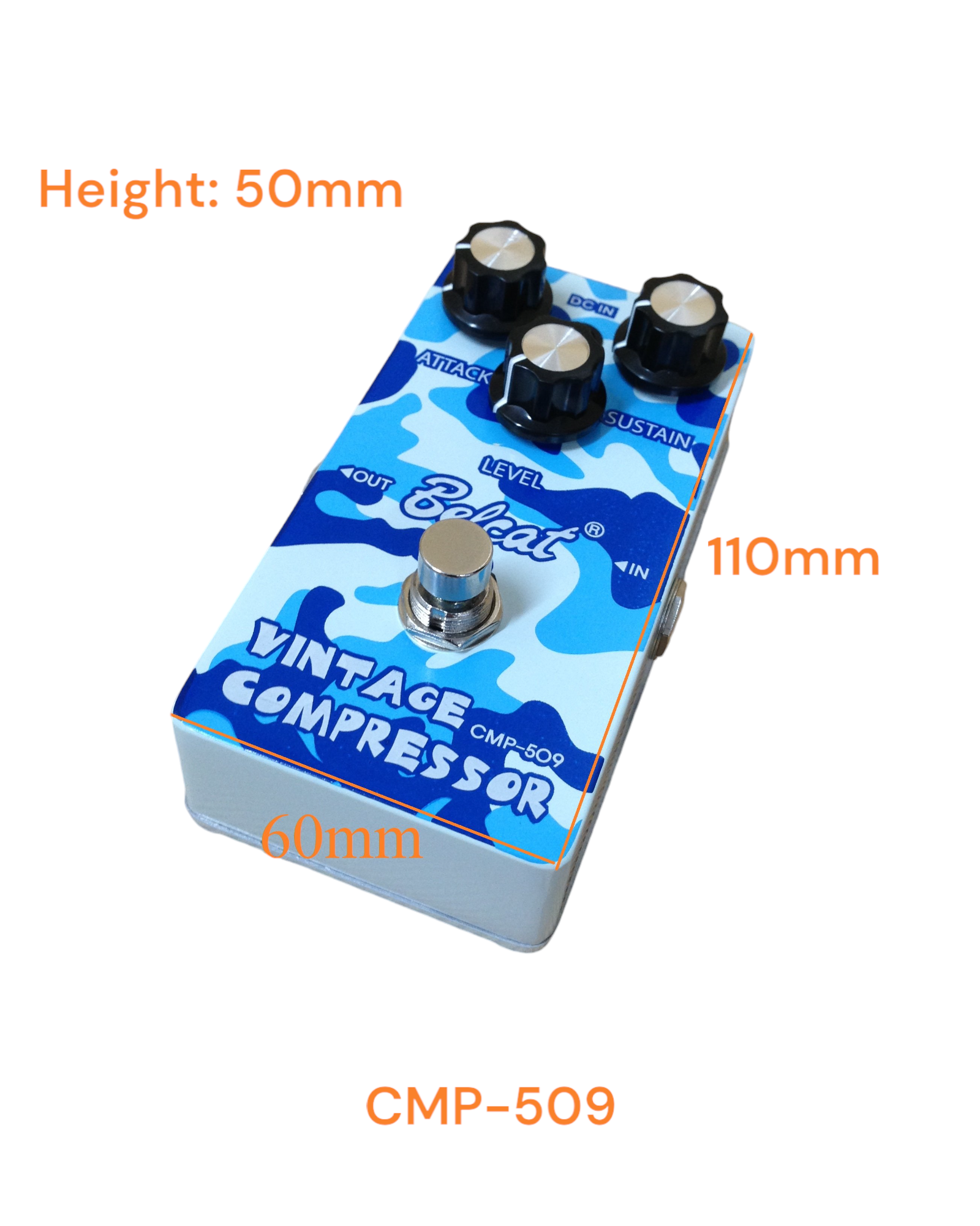 Belcat CMP509 Vintage Compressor Effects Pedal