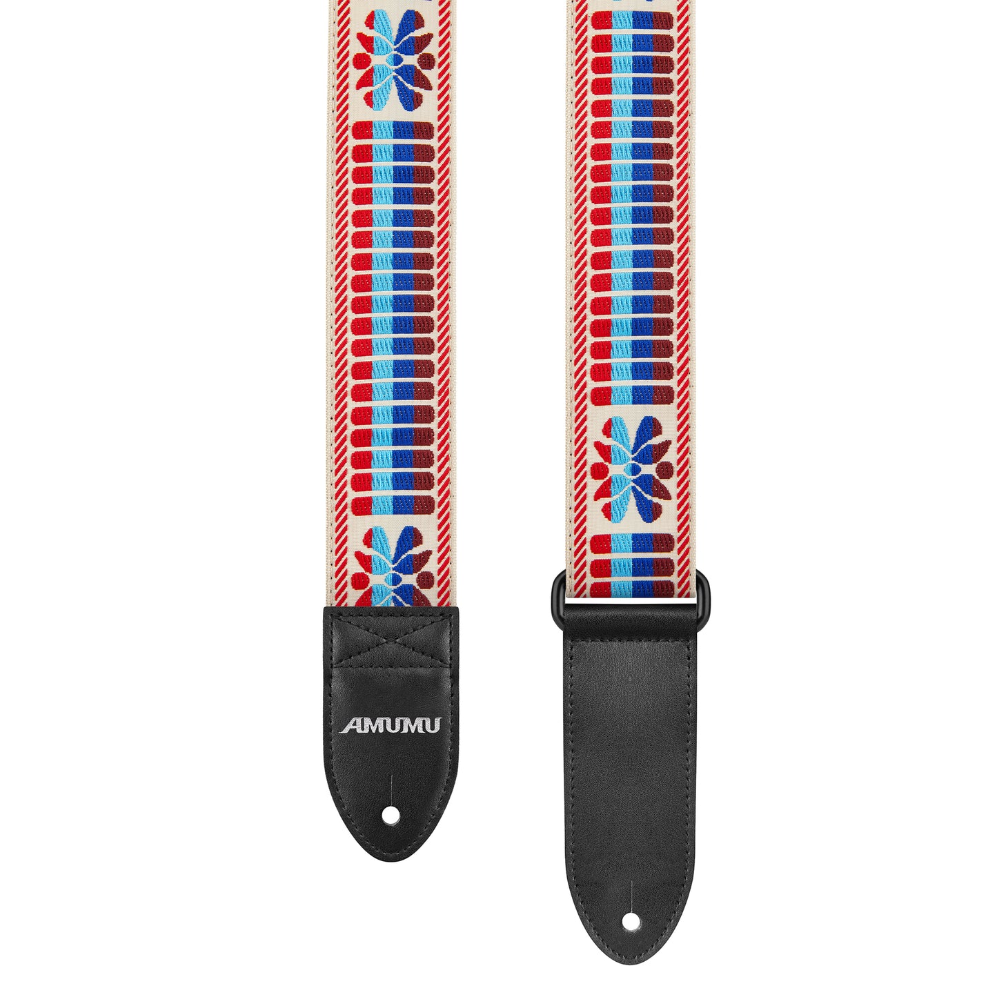 Amumu Woven Color Stripe Guitar Strap - CO29J