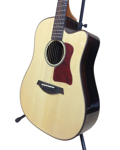 Gosila CS801310CEQ Solid Spruce Top Fishman Pickup/Tuner Cutaway Acoustic Guitar - Natural