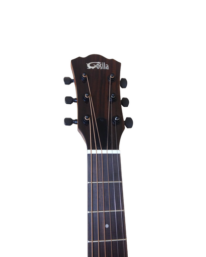 Gosila CS801310CEQ Solid Spruce Top Fishman Pickup/Tuner Cutaway Acoustic Guitar - Natural