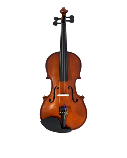 Caraya 4/4-1/16 size Violin outfit w/Extra strings, Foam Hard Case, Bow, Rosin,Tuner, Grip, Shoulder Rest, Stand, Collimators- MV001PK2