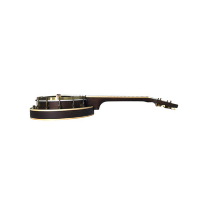 Caraya 4-String Maple Body Resonator Banjolele - Natural SBJUK118 + Stand