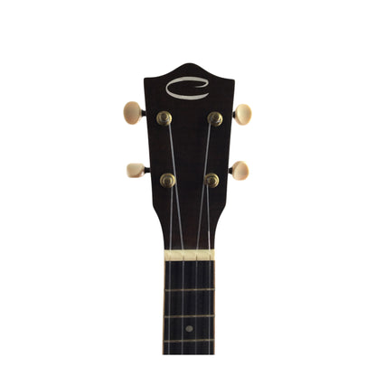 Caraya 4-String Maple Body Resonator Banjolele - Natural SBJUK118 + Stand