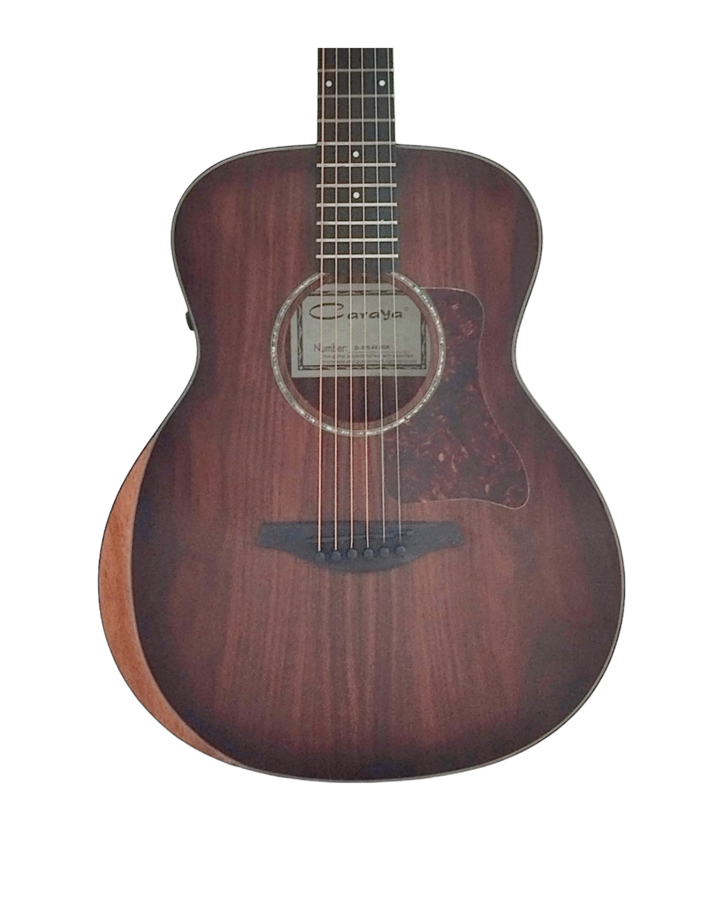 Caraya D36SKOA All Koa Traveller Guitar