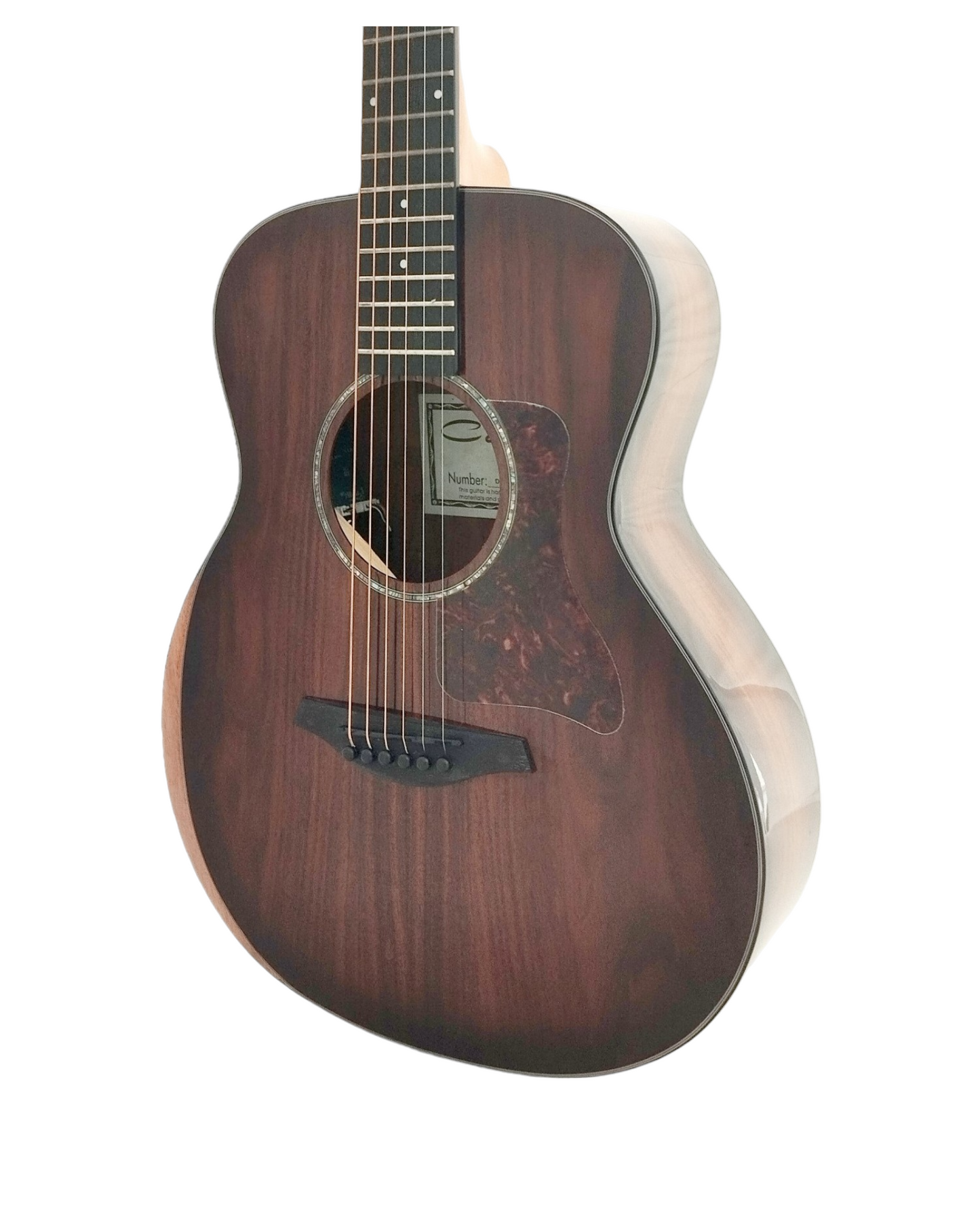 Caraya D36SKOA All Koa Traveller Guitar