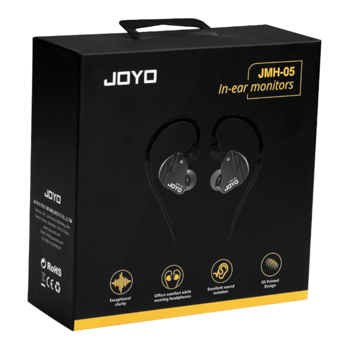 (PREORDER : EST LATE SEPT 2026) Joyo JMH05 Professional Hybrid In-Ear Monitor Headphones w/ Balanced Armature & Dynamic Driver