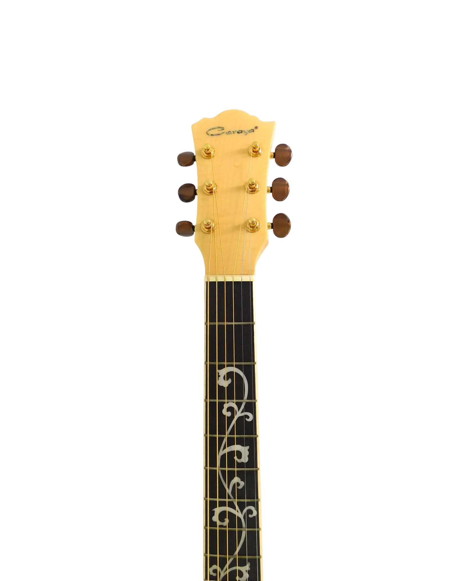 Caraya SDG-837CEQ/N Gloss / Flame Maple Electric-Acoustic Guitar+