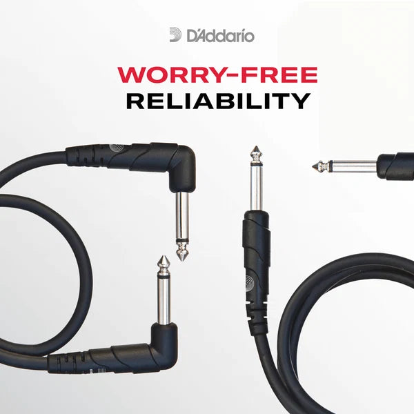 D'Addario 1ft Classic Series Straight Patch Cable - Single Cable
