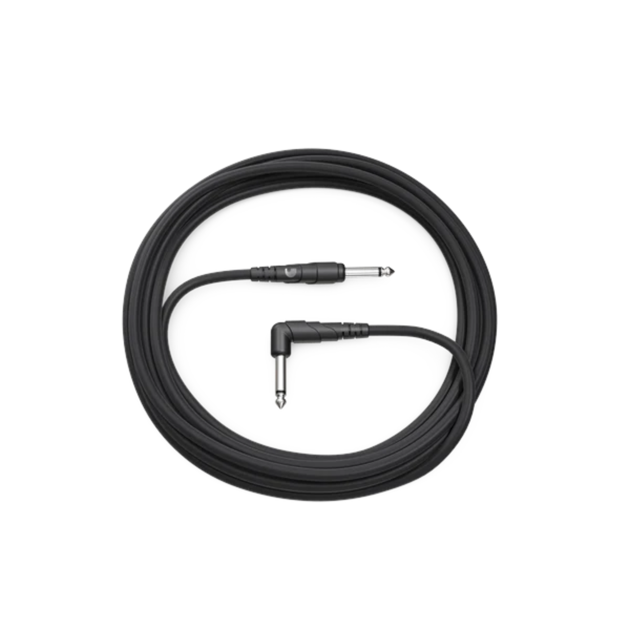 D'Addario Classic Series 1/4" Jack Instrument Cable - Right-Angle-Straight